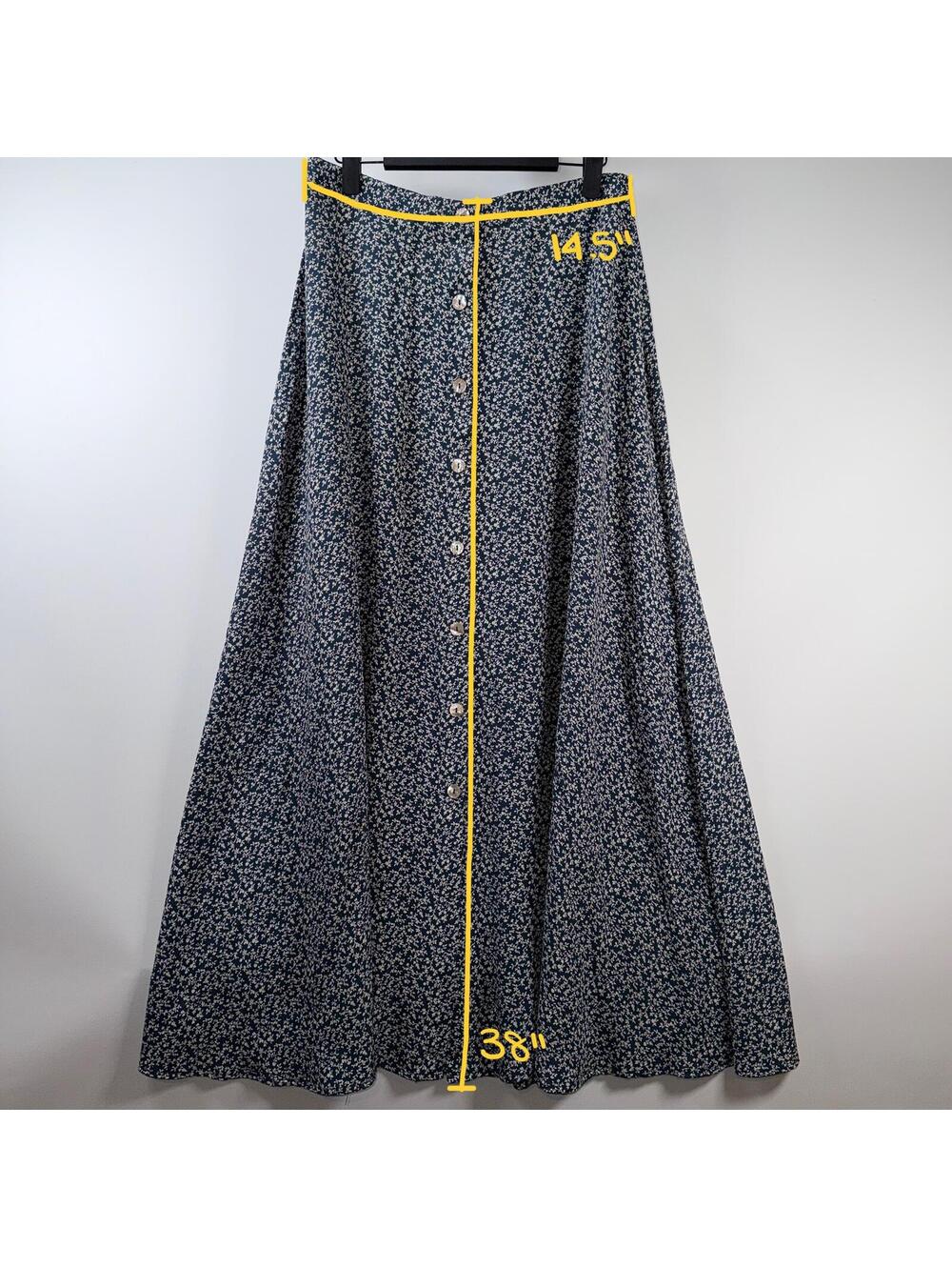 Vintage Karen Kane Maxi Skirt - 10 - Picture 5 of 5